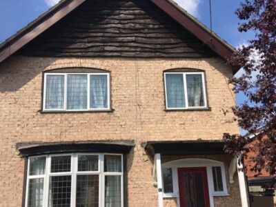Exterior house rendering Crawley